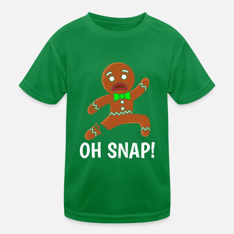 Lebkuchenmann Oh, Mist! Backliebhaber Backfans Kinder Funktions-T-Shirt