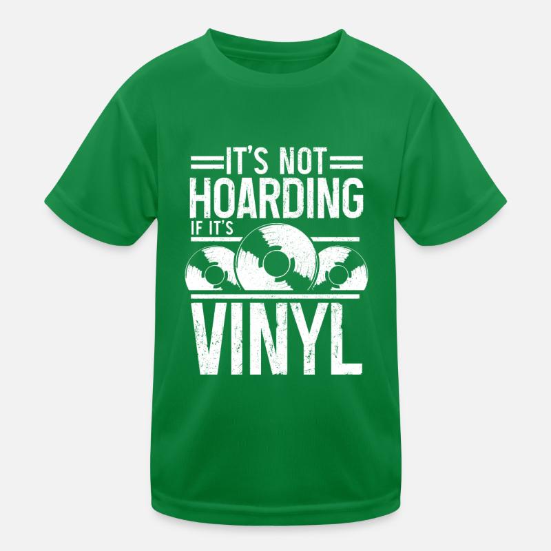 Disque vinyle collection DJ cadeau T-shirt sport Enfant