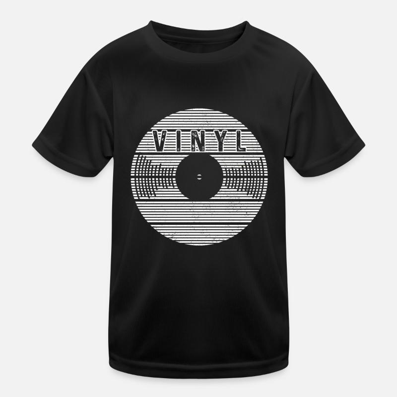 Disque vinyle collection DJ cadeau T-shirt sport Enfant