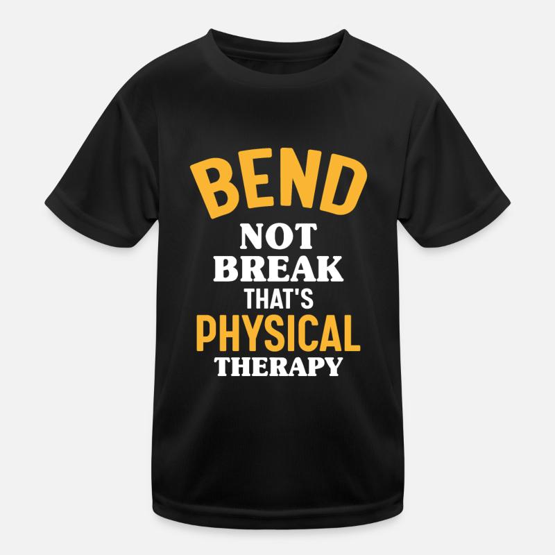 "mastering The Bend – Resilience In Therapy" Kids Functional T-Shirt
