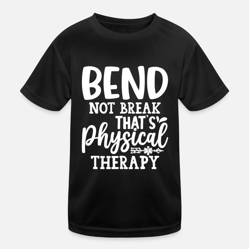 Beugen, Nicht Brechen – Die Essenz Der Kinder Funktions-T-Shirt