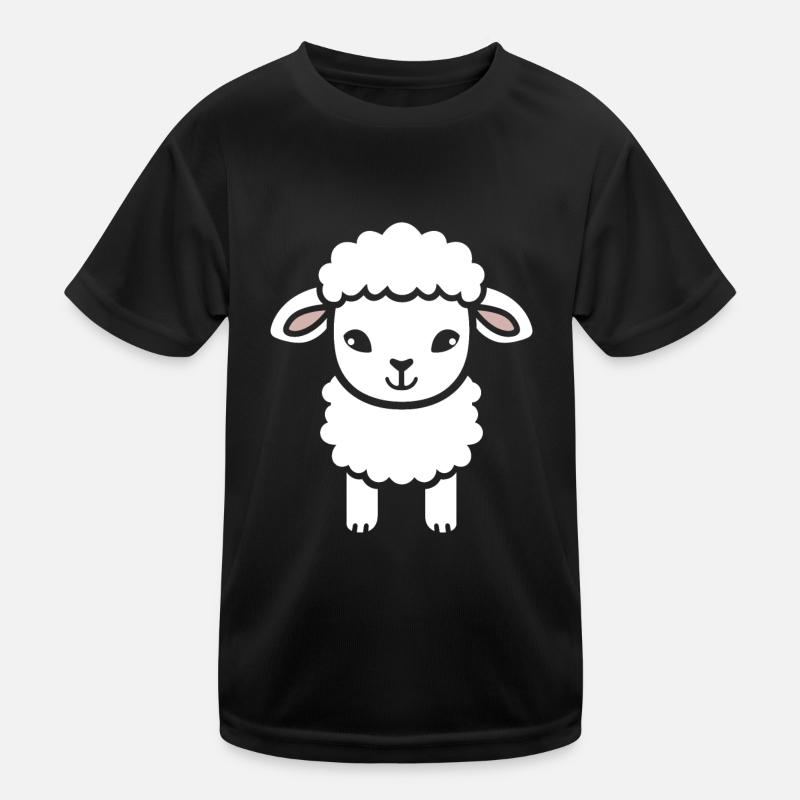 Bébé mouton petit brebis T-shirt sport Enfant