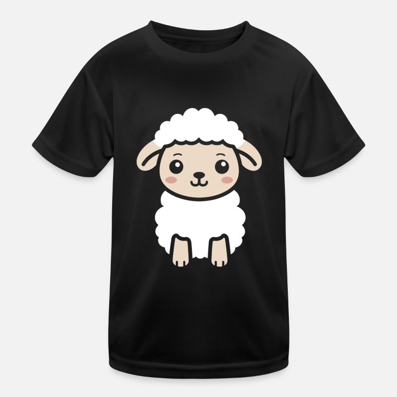 Bébé mouton petit brebis T-shirt sport Enfant