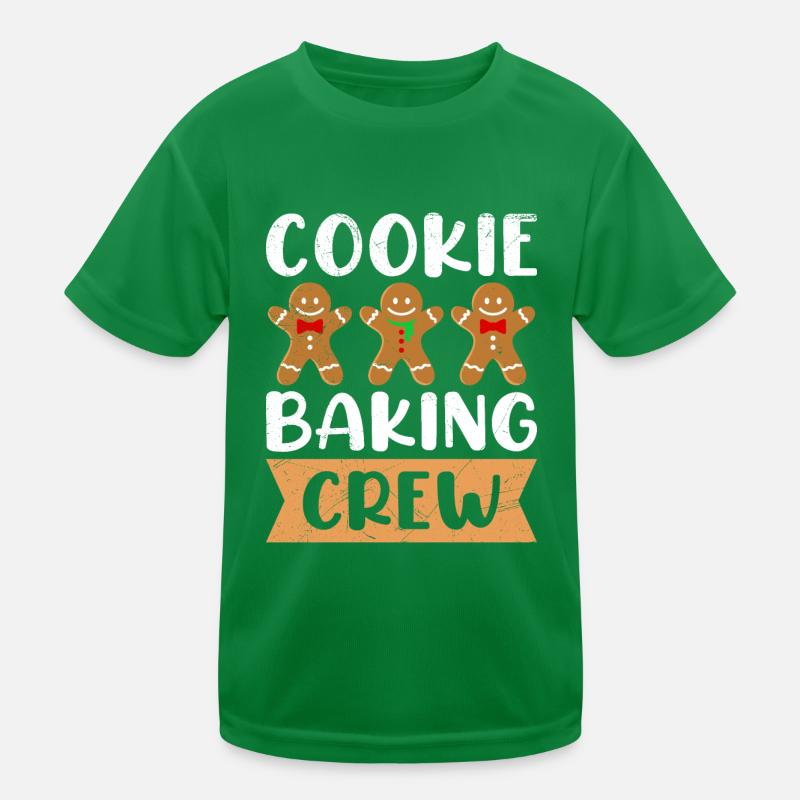 Cookie Back Crew Cookies Baking Lover Kids Functional T-Shirt