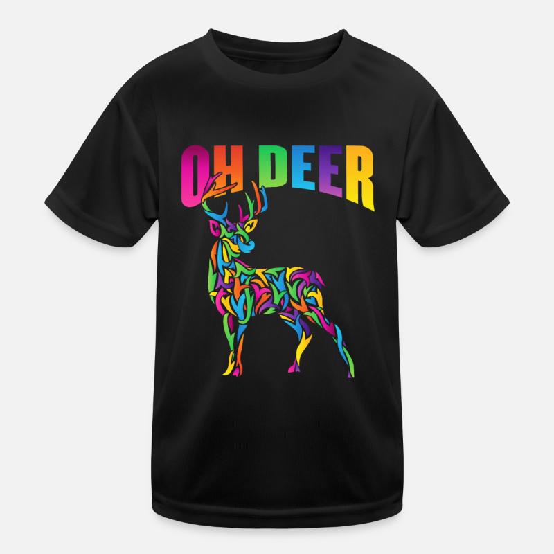 Oh, les cerfs T-shirt sport Enfant