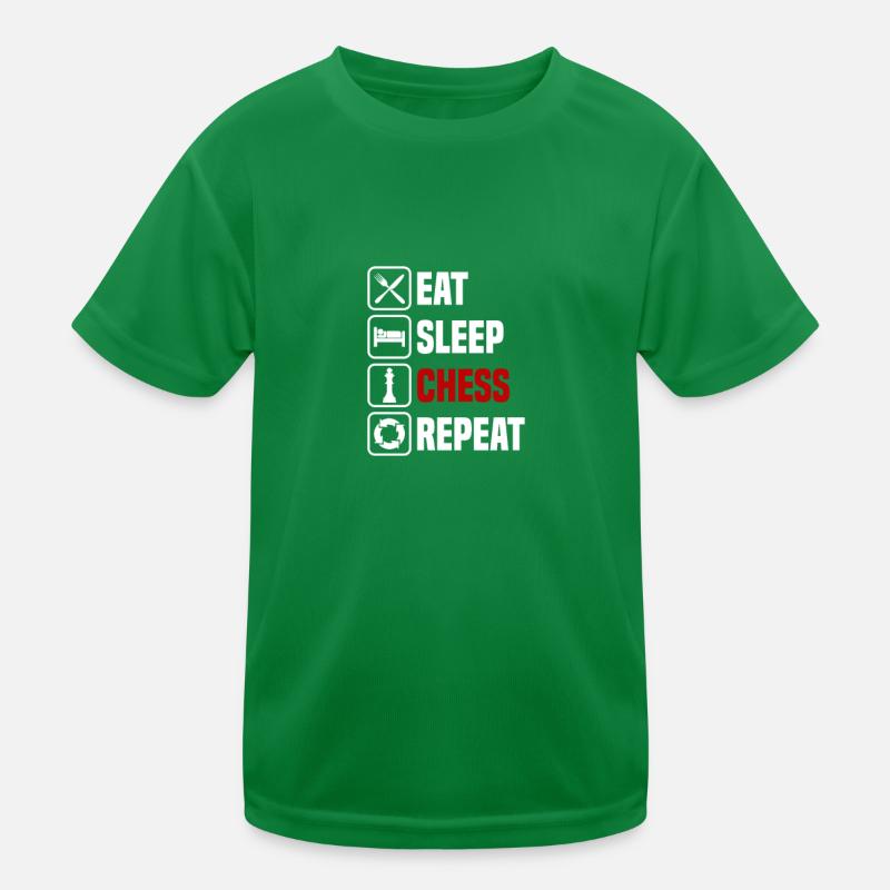 Manger, dormir, répéter les échecs T-shirt sport Enfant