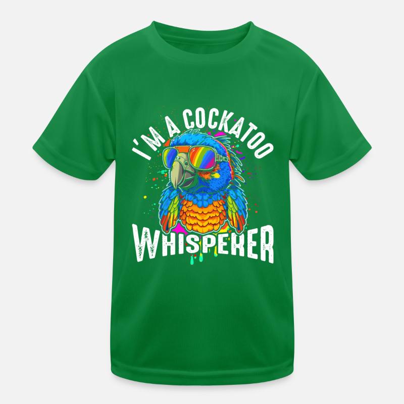 Ich bin ein Kakadu-Flüsterer Kinder Funktions-T-Shirt