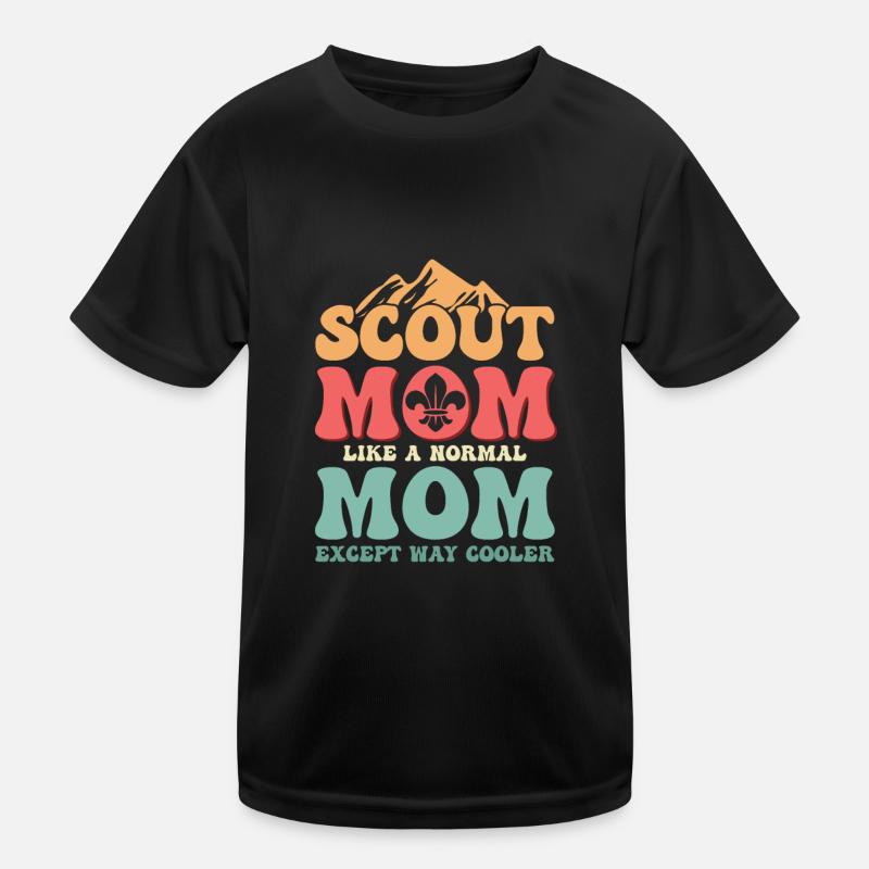 Scout Mom Coolness: Above and Beyond Tee Kinder Funktions-T-Shirt