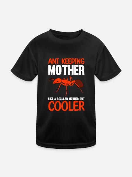 Fourmis fourmilières d’élevage de fourmis - T-shirt sport Enfant - noir - Devant