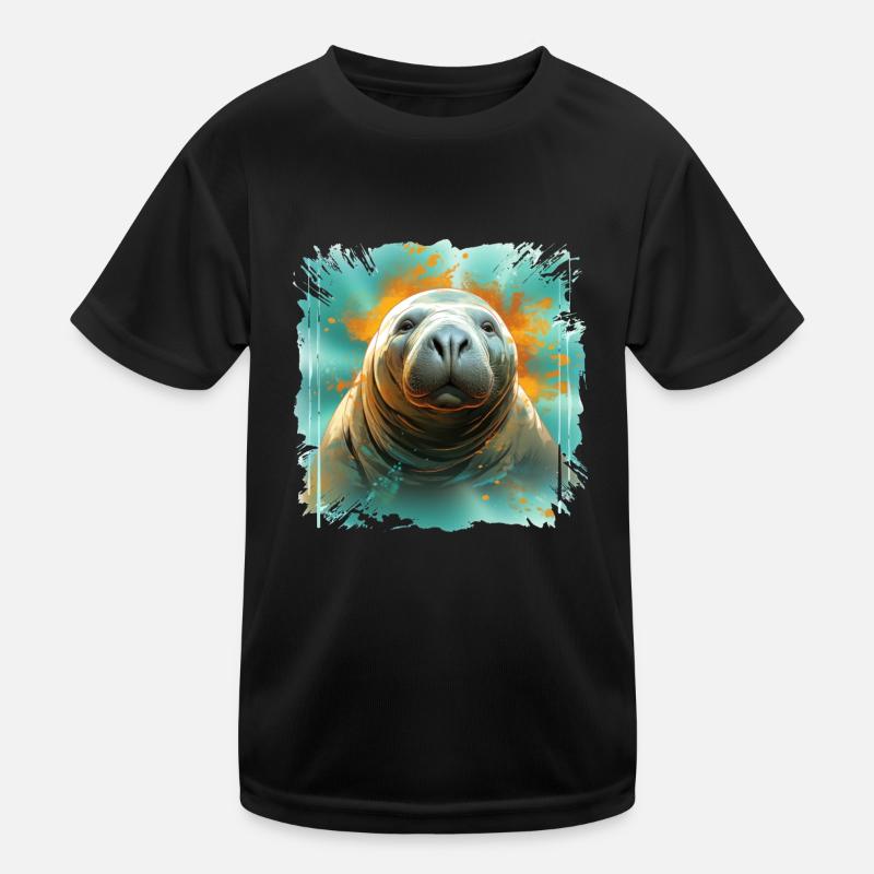 Save the manatees Aquatic animals Manatees Kids Functional T-Shirt