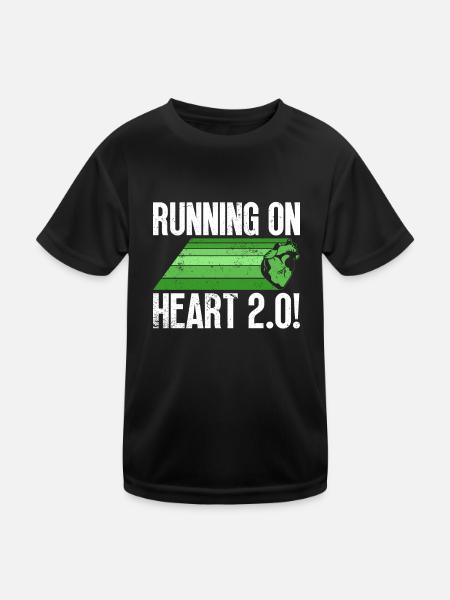 Heart Transplant Organ Donation Transplant - Kids Functional T-Shirt - black - Front