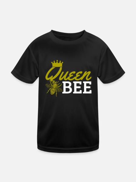 Imker Geschenk Bienen Vintage - Kinder Funktions-T-Shirt - Schwarz - Vorne