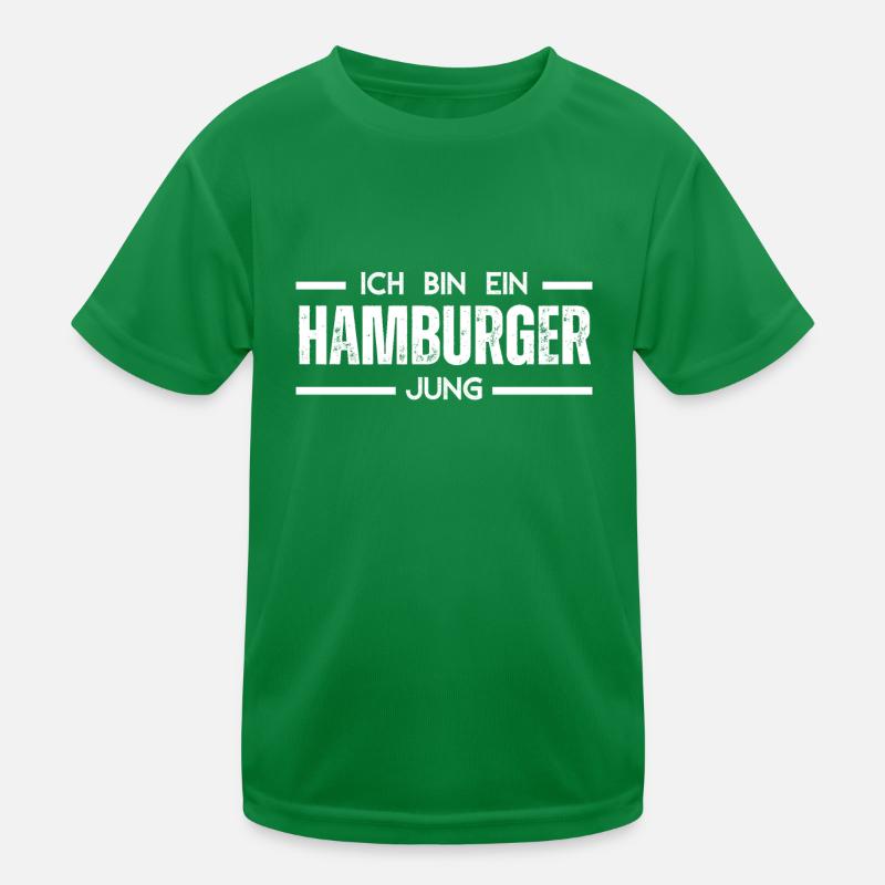 Ich bin ein Hamburger Jung Kinder Funktions-T-Shirt