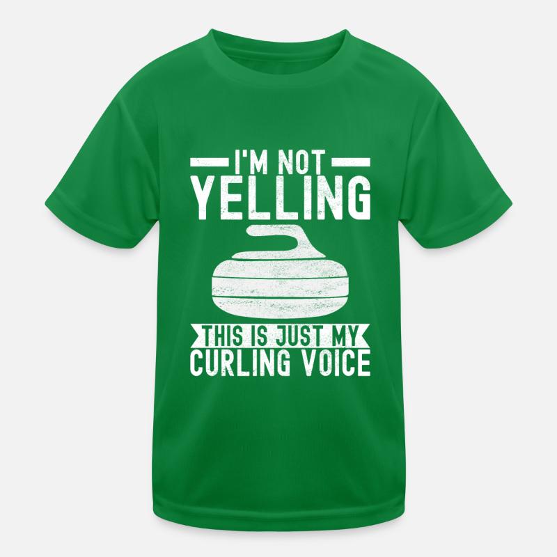 Joueurs de curling T-shirt sport Enfant