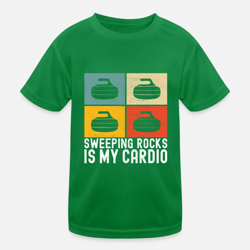 Joueurs de curling T-shirt sport Enfant