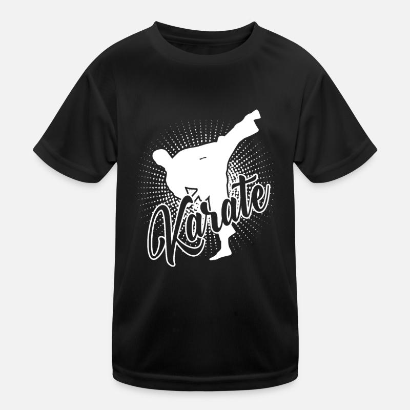 Karate Karate Fighter Kids Functional T-Shirt