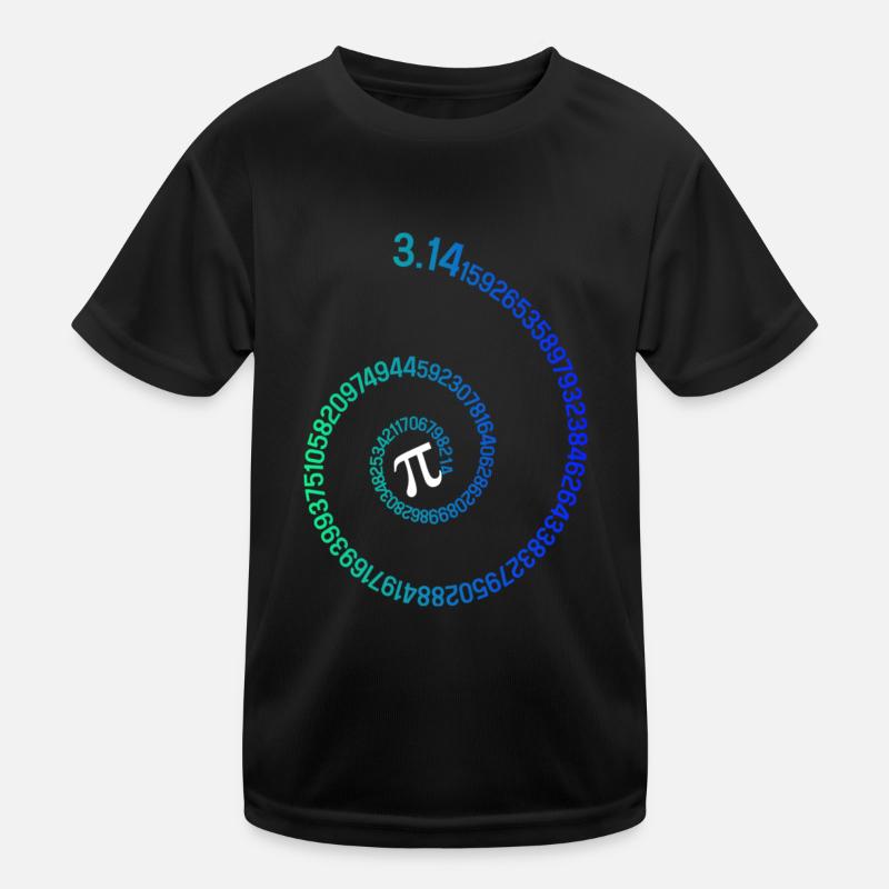 Pi Spiral Novelty Math Geek 3.14 Pi Day Kinder Funktions-T-Shirt