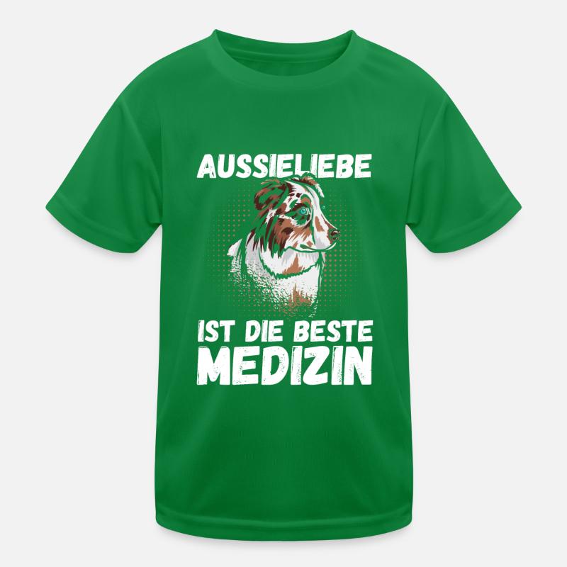 Australian Shepherd Hund Aussie Kinder Funktions-T-Shirt