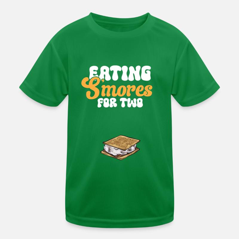 S'more Campfire Marshmallow Camping T-shirt sport Enfant