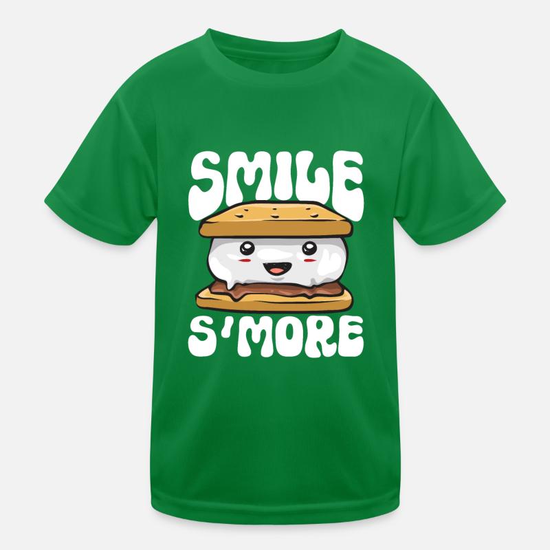 S'more Campfire Marshmallow Camping T-shirt sport Enfant