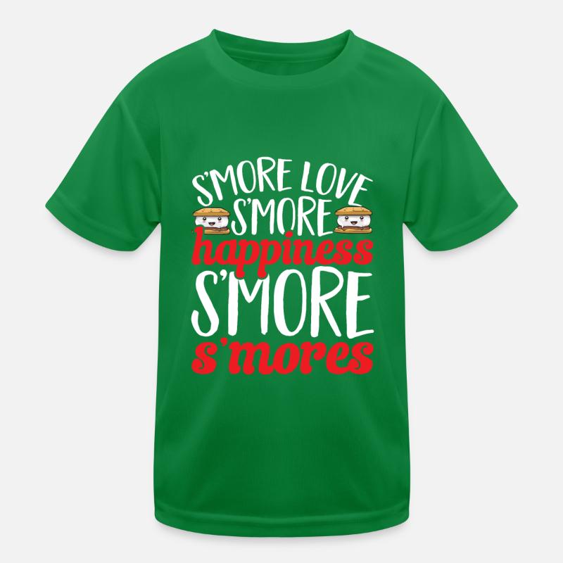 S'more Campfire Marshmallow Camping T-shirt sport Enfant
