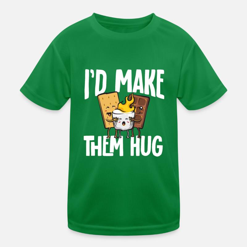 S'more Campfire Marshmallow Camping T-shirt sport Enfant