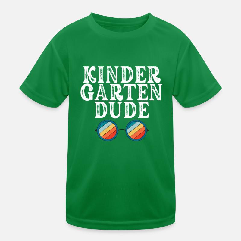 Kindergarten Dude Funny Pre School Bff Kids Functional T-Shirt