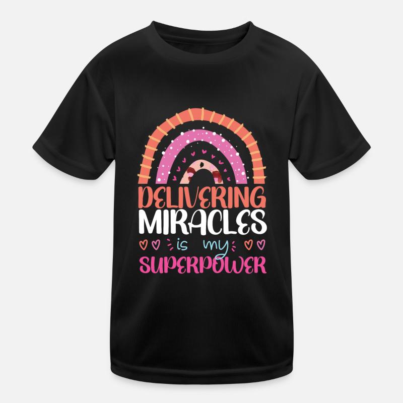 LD Labour And Delivery Nurse Kinder Funktions-T-Shirt
