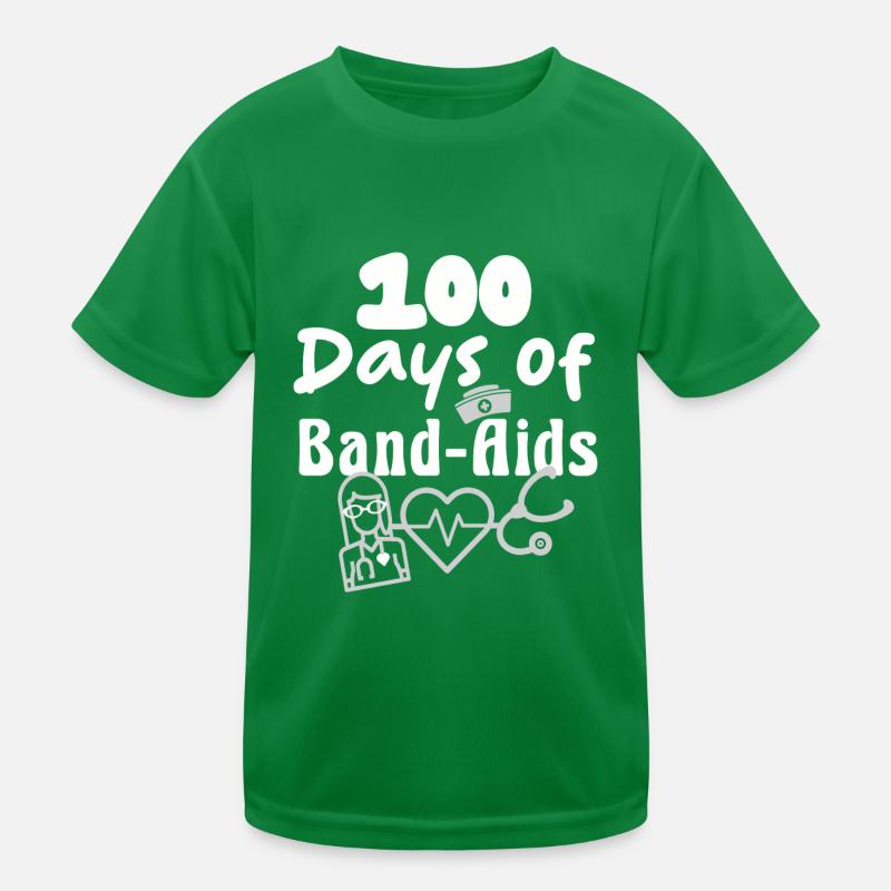 École de sciences infirmières 100 jours de pansements T-shirt sport Enfant