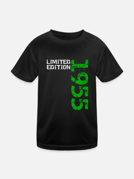 1955 Limited Edition Birthday Gift Wife Husband - Kids Functional T-Shirt - black - Front