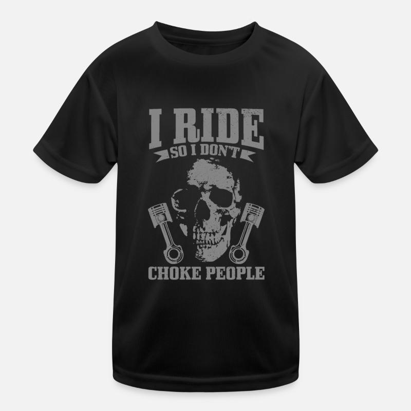 Moto Biker Drôle Cadeau T-shirt sport Enfant