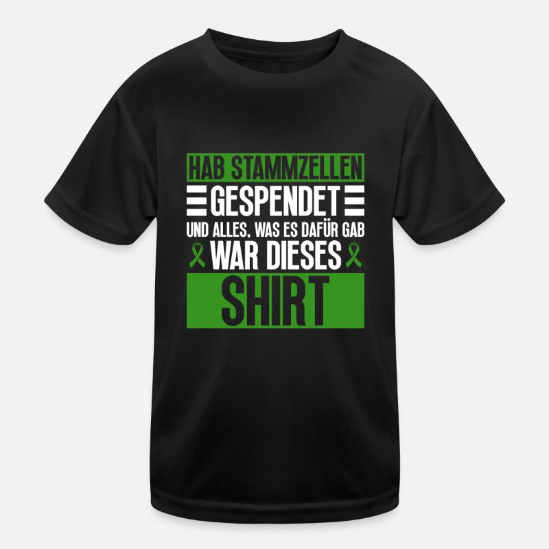 Stem Cells Stem Cell Therapy Stem Cell Donation Kids Functional T-Shirt