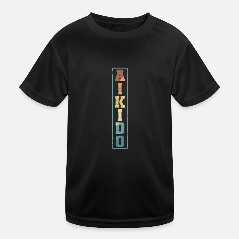 Entraînement d’arts martiaux élégants d’Aïkido T-shirt sport Enfant