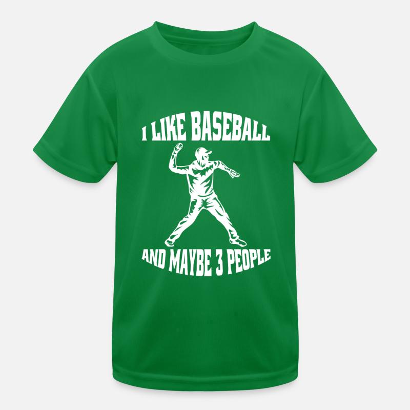 Joueur de baseball Équipe de baseball T-shirt sport Enfant