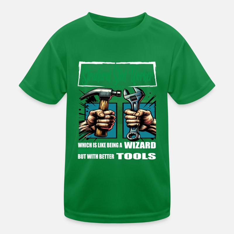 Ouvrier en acier de construction Profession Dire Ouvrier T-shirt sport Enfant