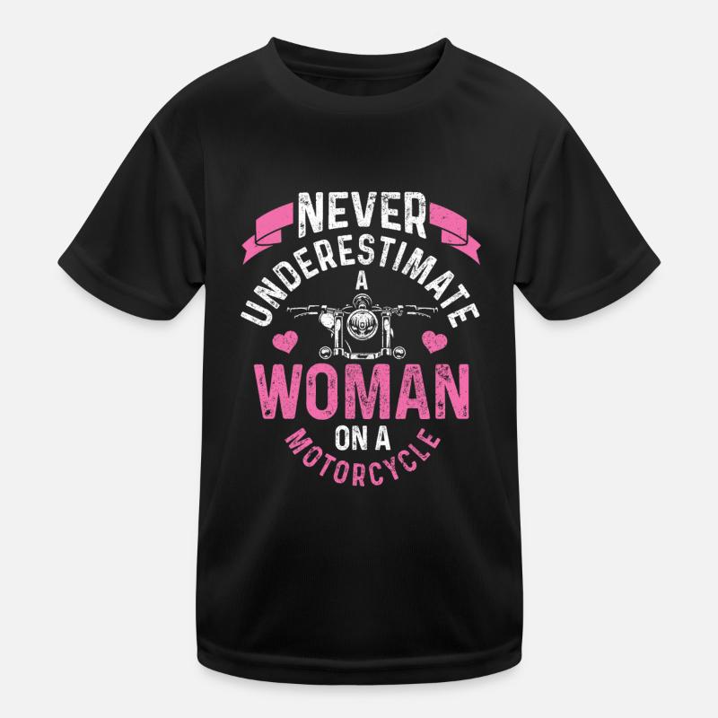 Moto Biker Drôle Cadeau T-shirt sport Enfant
