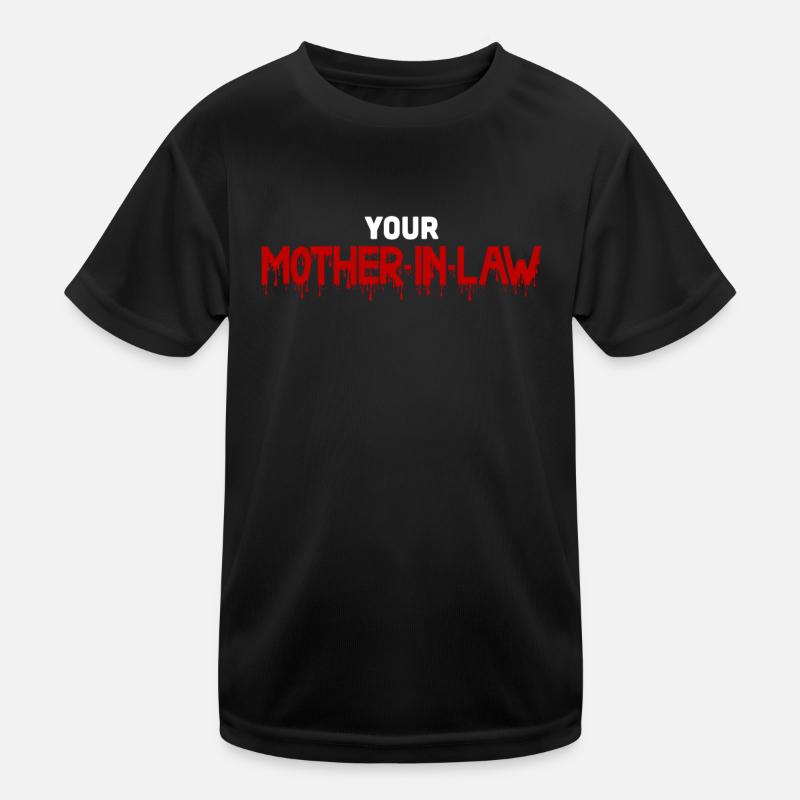 Lustig Deine Schwiegermutter Lustiges Halloween Kinder Funktions-T-Shirt