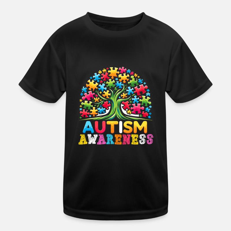Autism Awareness puzzles piece Kinder Funktions-T-Shirt