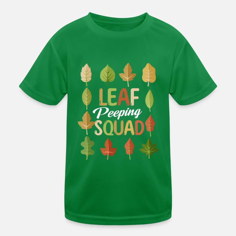 Leaf Peeping Squad Autumn Leaf Peeper Kinder Funktions-T-Shirt