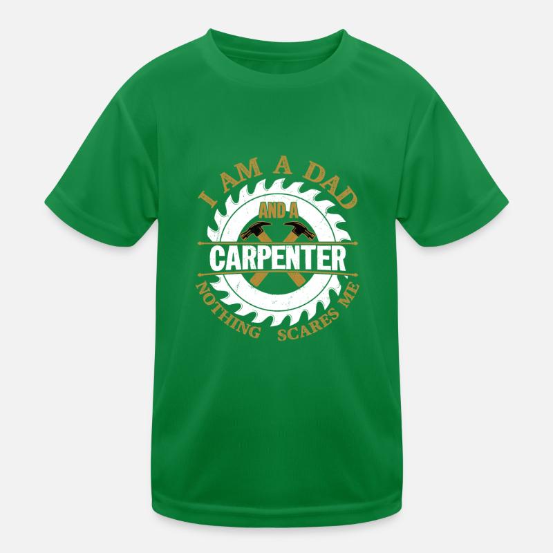Carpentry Dad - Crafting Confidence Daily Kinder Funktions-T-Shirt