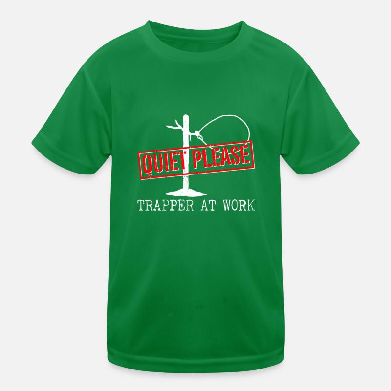 Animal Wire Snare Kids Functional T-Shirt