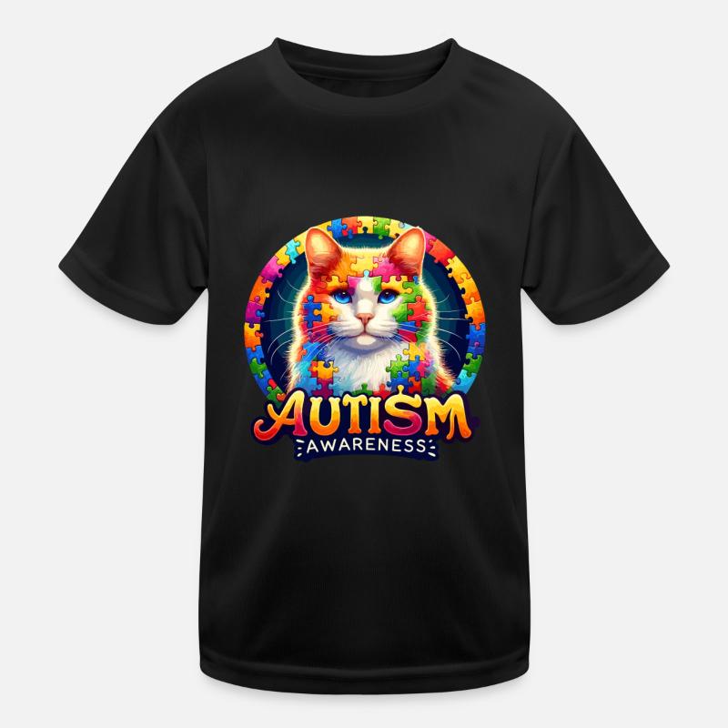 Autism Awareness puzzles piece Kids Functional T-Shirt
