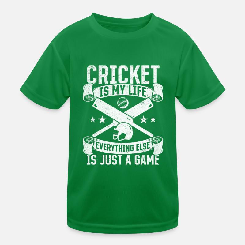 Le cricket est ma vie, tout le reste n’est qu’un jeu T-shirt sport Enfant