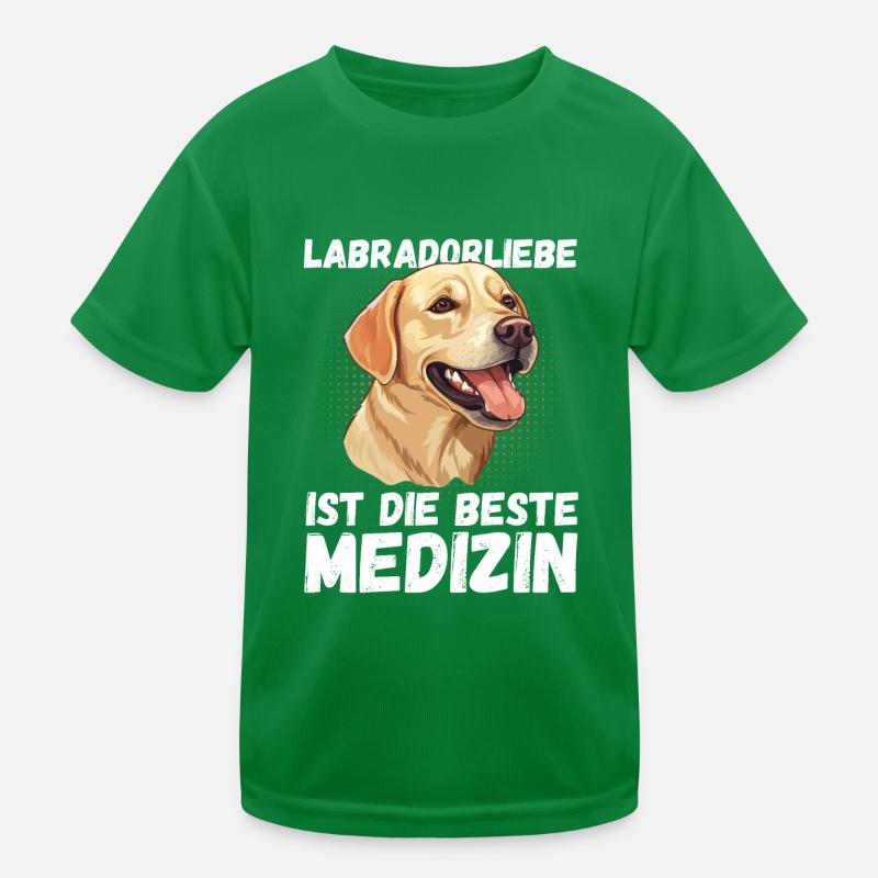 Hund Labrador Kinder Funktions-T-Shirt