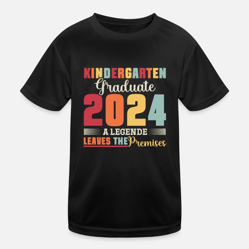 Stolzer Kindergartenabgänger 2024 Kinder Funktions-T-Shirt