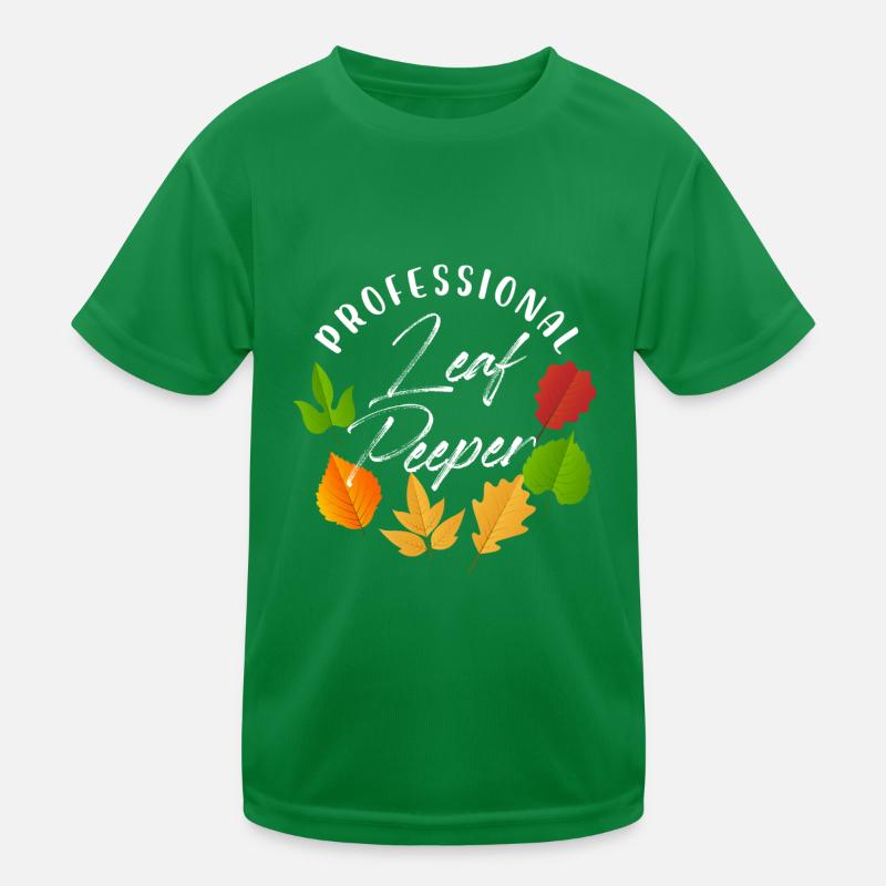 Professionnel Leaf Peeper Feuilles d’automne T-shirt sport Enfant