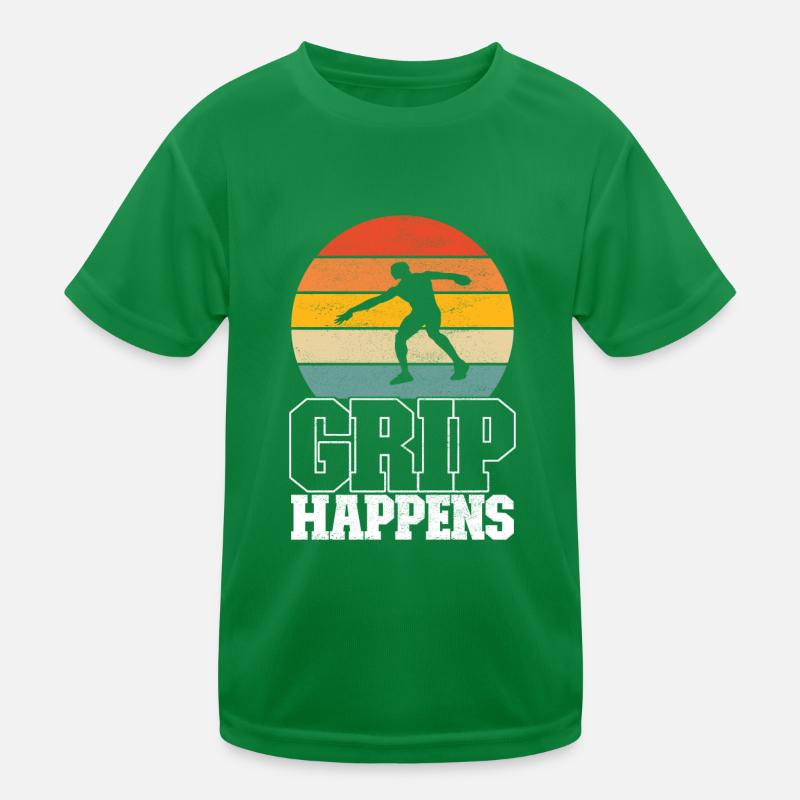 Discus thrower discus throw Kids Functional T-Shirt