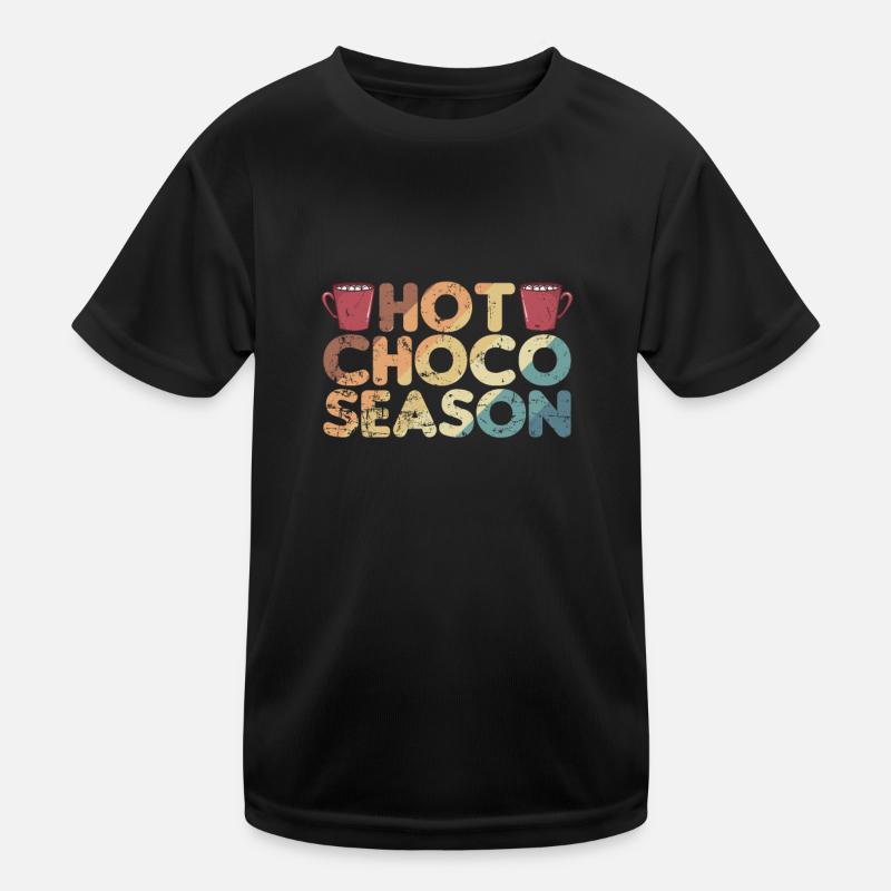 Hot Choco Season Candy Cacao T-shirt sport Enfant