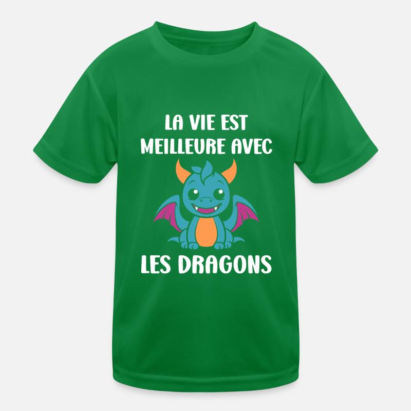Bébé dragon T-shirt sport Enfant