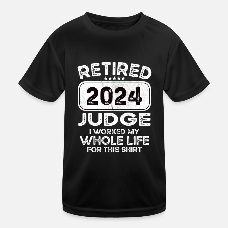 Retired Judge 2024 Kids Functional T-Shirt